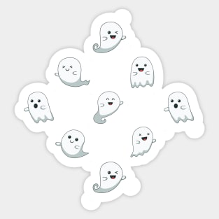 Cute Ghosts Sticker